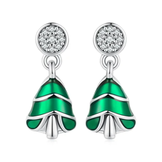(immagine per) Orecchini a forma di albero di Natale stile Pandora - BSE919