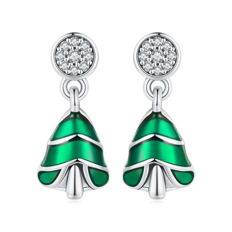 (immagine per) Orecchini a forma di albero di Natale stile Pandora - BSE919