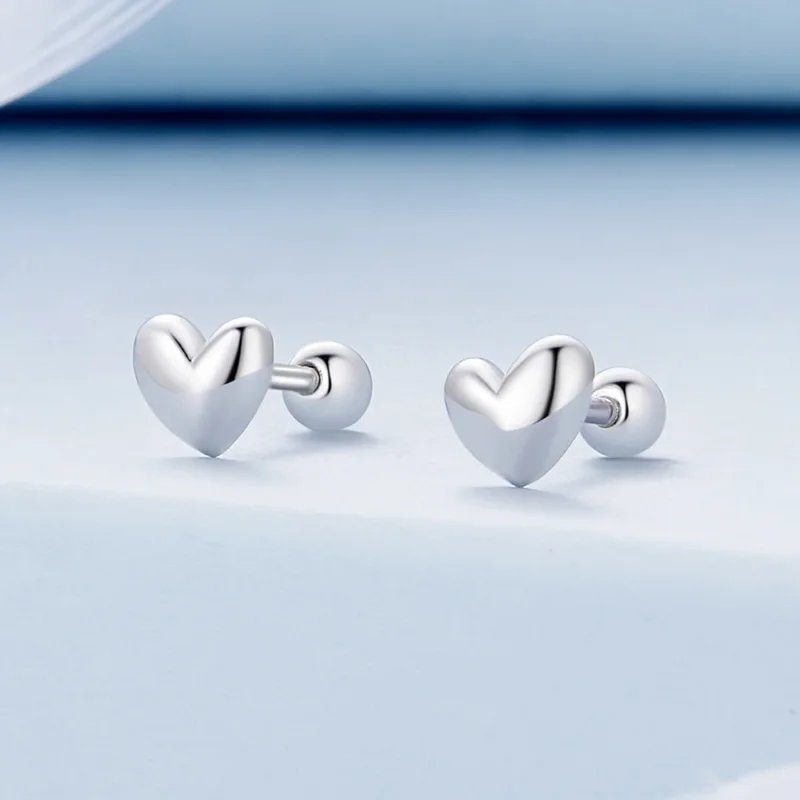 (immagine per) Orecchini a forma di cuore di stile Pandora - BSE886 - Visualizza 2