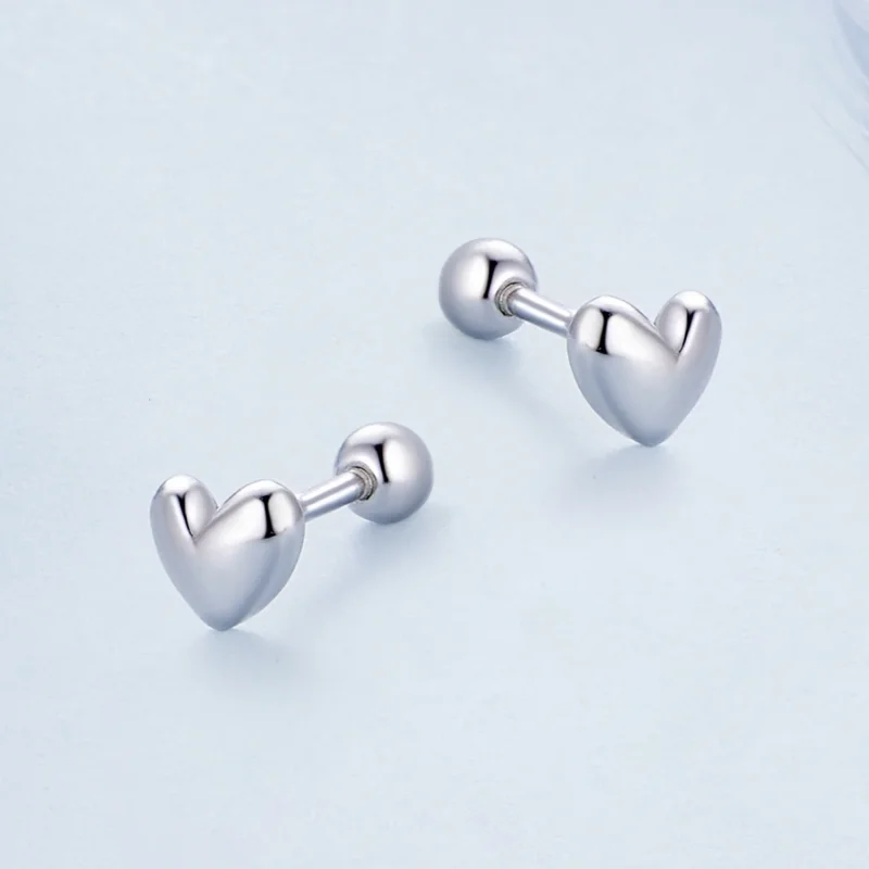 (immagine per) Orecchini a forma di cuore di stile Pandora - BSE886 - Visualizza 3