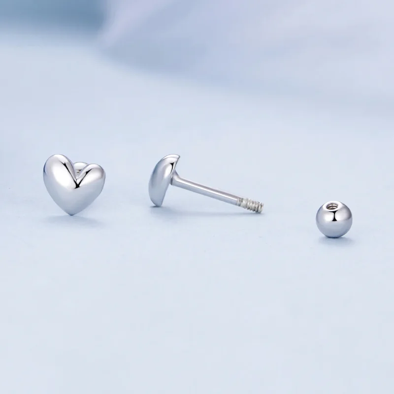 (immagine per) Orecchini a forma di cuore di stile Pandora - BSE886 - Visualizza 4