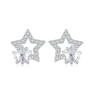 (immagine per) Orecchini a forma di stella in stile Pandora - BSE878