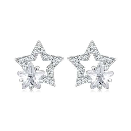 (immagine per) Orecchini a forma di stella in stile Pandora - BSE878