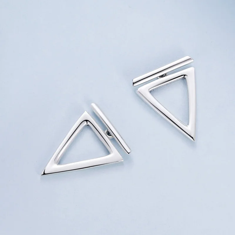 (immagine per) Orecchini a forma di triangolo stile Pandora - BSE900 - Visualizza 4