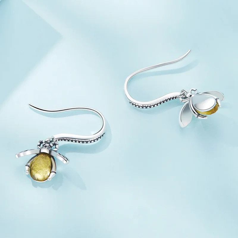 (immagine per) Orecchini a pendente stile Pandora con ape - SCE1570 - Visualizza 4