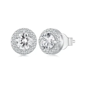 Orecchini a perno di lusso leggero stile Pandora - BSE893 (immagine per) Orecchini a perno di lusso leggero stile Pandora - BSE893
