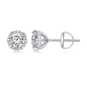 (immagine per) Orecchini a perno Moissanite di stile Pandora esquisiti (due certificati) - MSE017