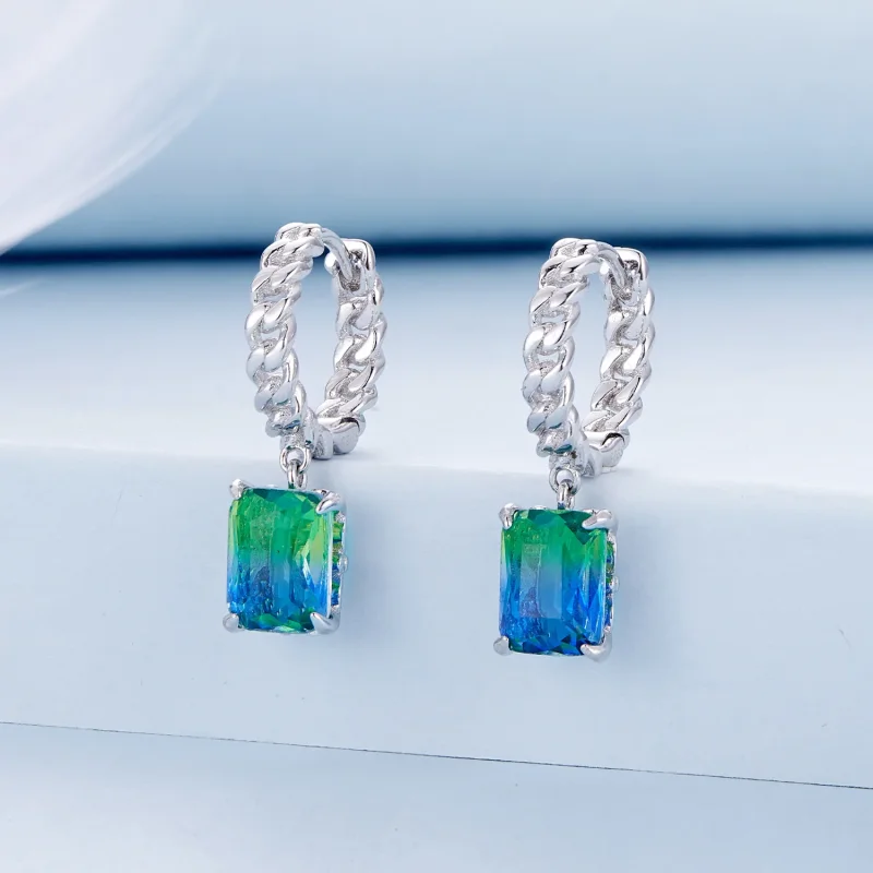 (immagine per) Orecchini ad anello a catenina stile Pandora - BSE887 - Visualizza 2
