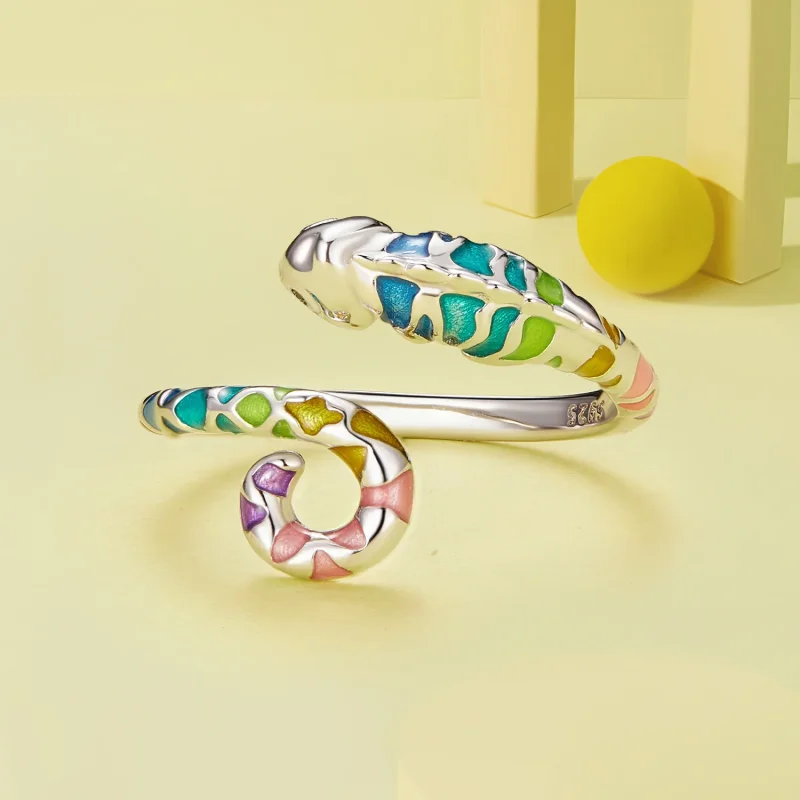 (immagine per) Pandora Stile Anello Aperto Camaleonte - BSR475-E - Visualizza 3