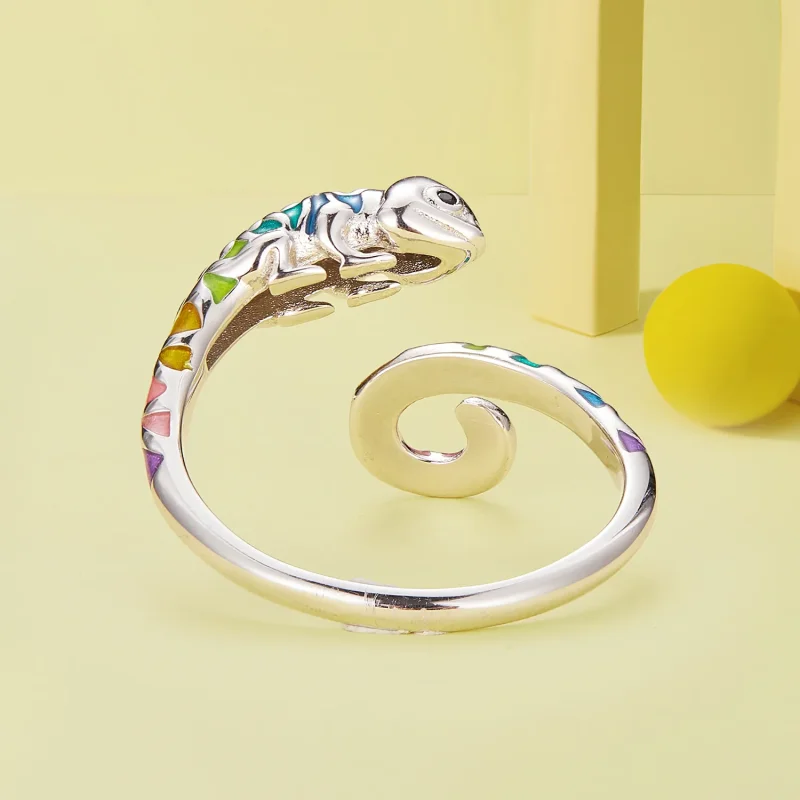 (immagine per) Pandora Stile Anello Aperto Camaleonte - BSR475-E - Visualizza 4