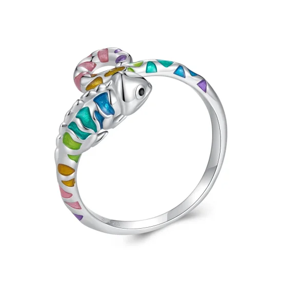 (immagine per) Pandora Stile Anello Aperto Camaleonte - BSR475-E