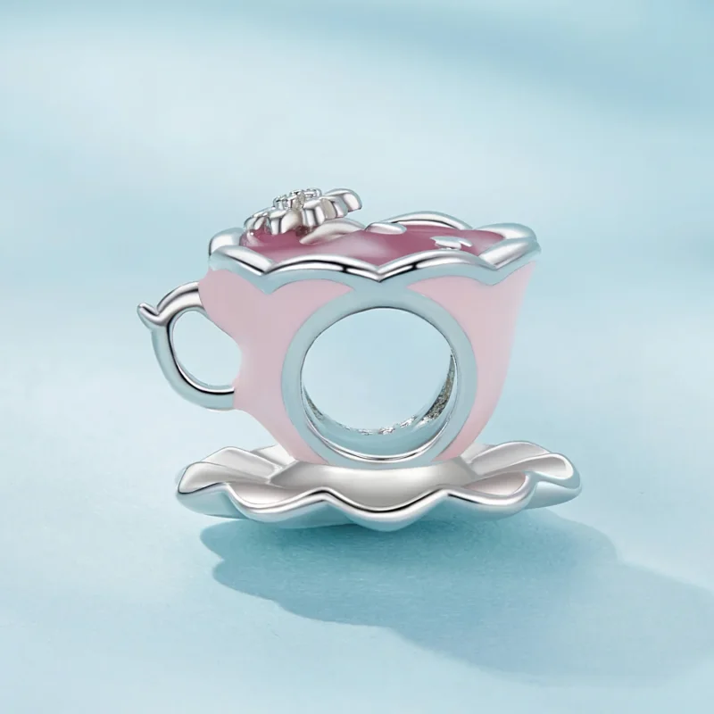(immagine per) Pandora Stile Charm Tazza da tè a forma di fiore - SCC2563 - Visualizza 3