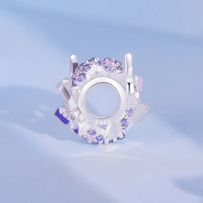 (immagine per) Pandora Stile Ciondolo a forma di cuore a farfalla - SCC2464 - Visualizza 3