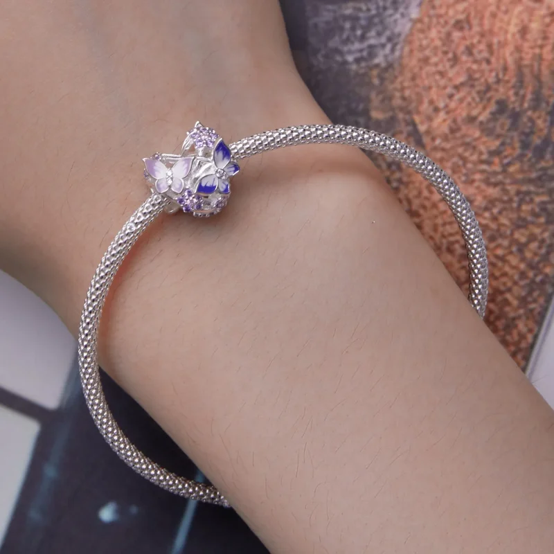 (immagine per) Pandora Stile Ciondolo a forma di cuore a farfalla - SCC2464 - Visualizza 6