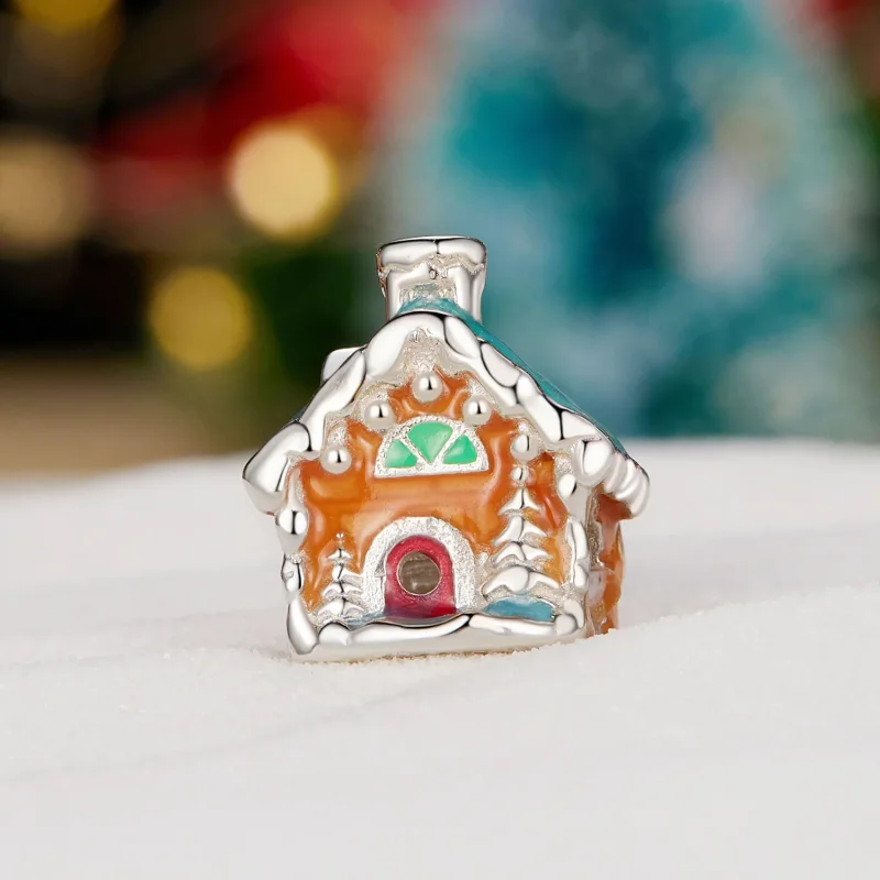 (immagine per) Pandora Stile Ciondolo Casa Luminosa Notte di Natale - SCC2646 - Visualizza 2