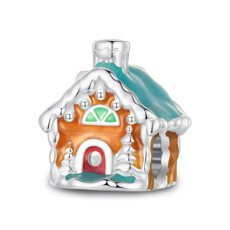 (immagine per) Pandora Stile Ciondolo Casa Luminosa Notte di Natale - SCC2646