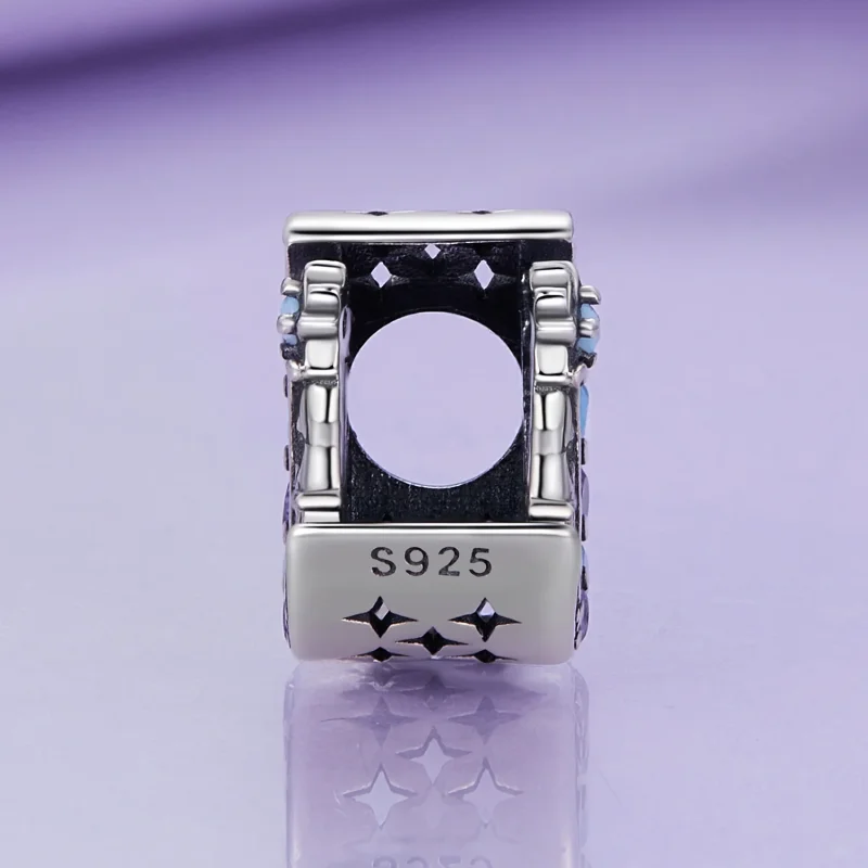 (immagine per) Pandora Stile Ciondolo Castello di Luce Lunare - BSC892 - Visualizza 3