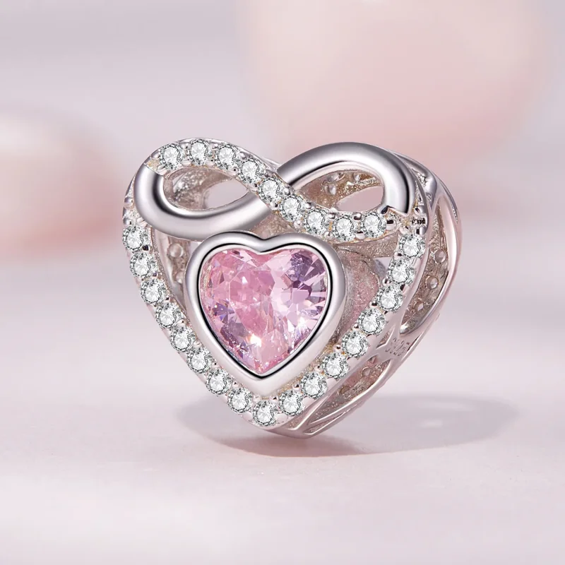 (immagine per) Pandora Stile Ciondolo Cuore Eterno - BSC826 - Visualizza 2