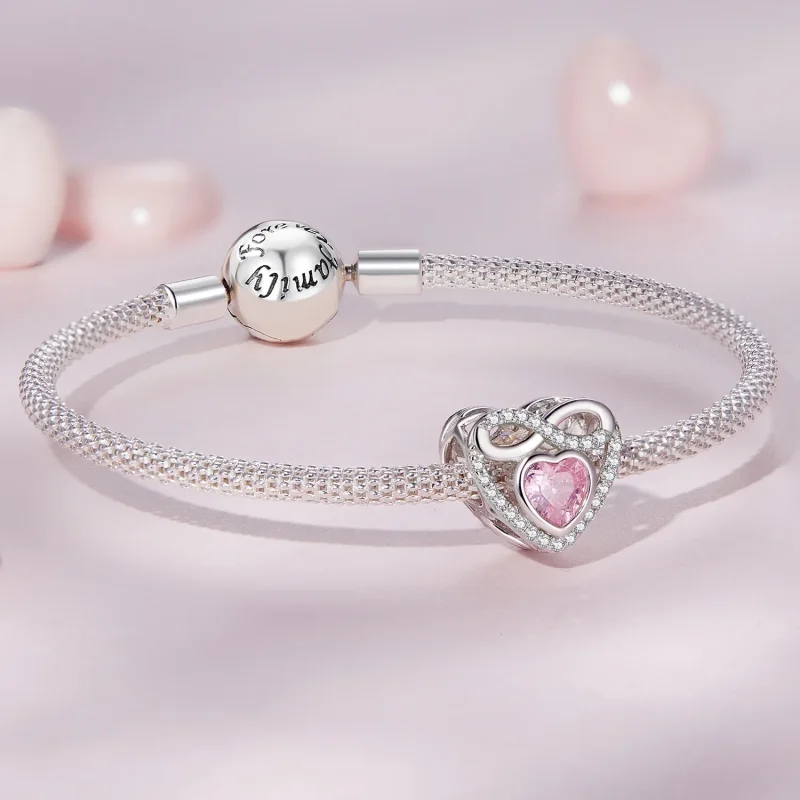 (immagine per) Pandora Stile Ciondolo Cuore Eterno - BSC826 - Visualizza 5