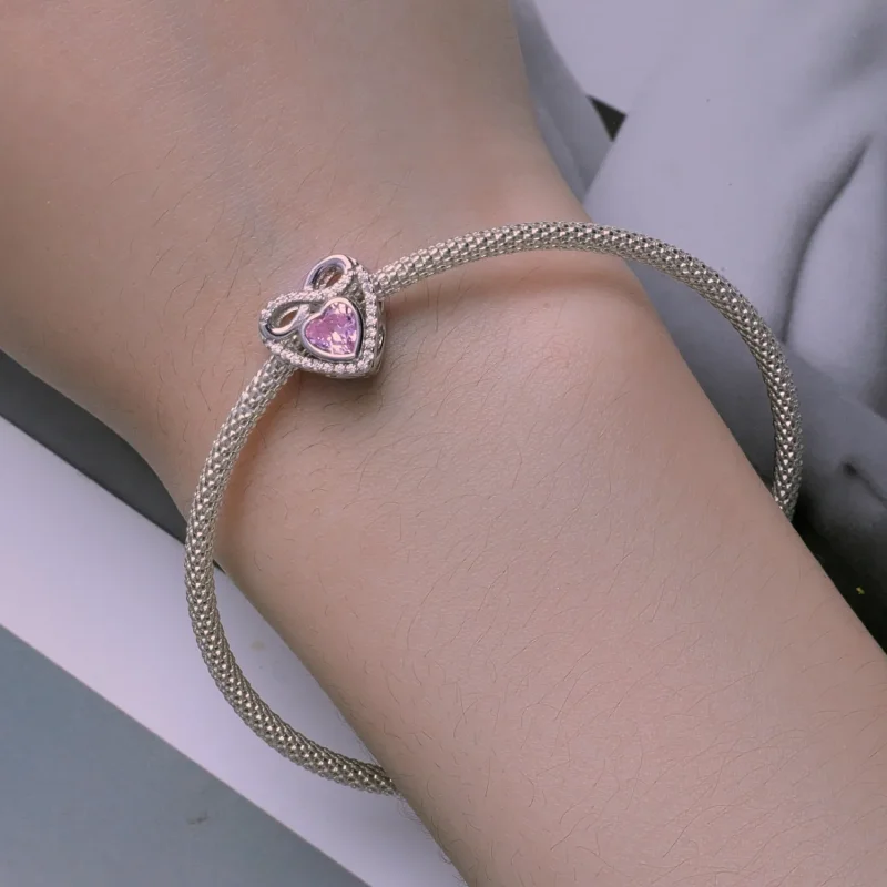 (immagine per) Pandora Stile Ciondolo Cuore Eterno - BSC826 - Visualizza 6