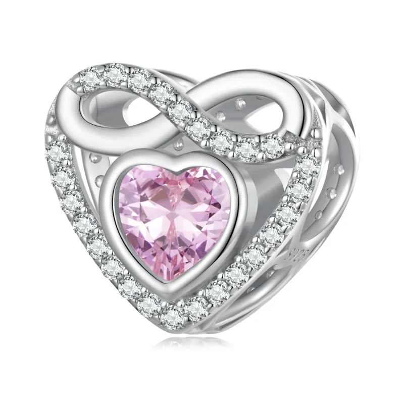 (immagine per) Pandora Stile Ciondolo Cuore Eterno - BSC826 - Visualizza 7