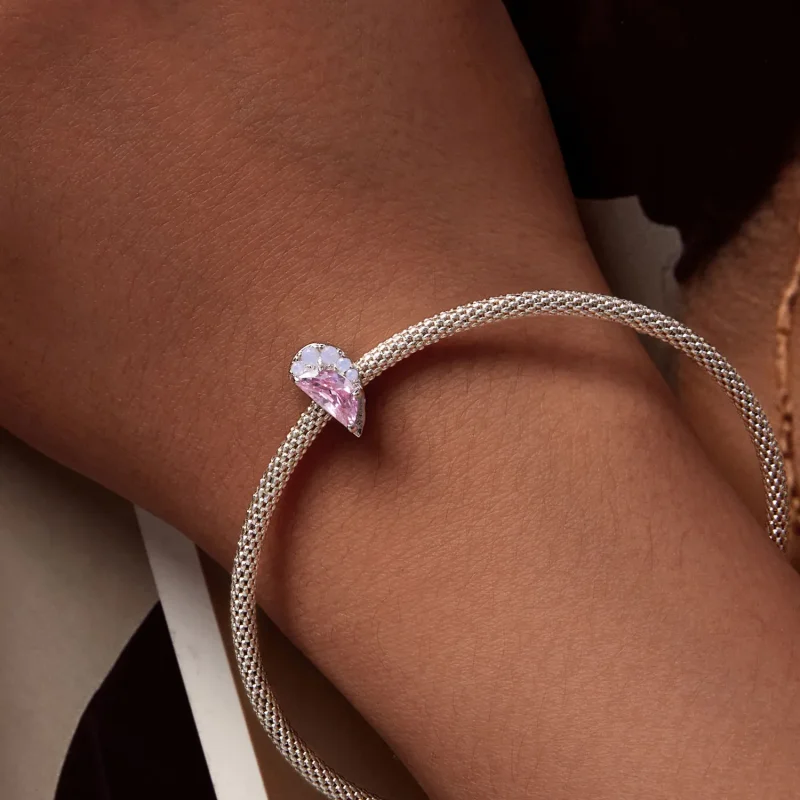 (immagine per) Pandora Stile Ciondolo Cuore Rosa Sorelle - SCC2641 - Visualizza 3