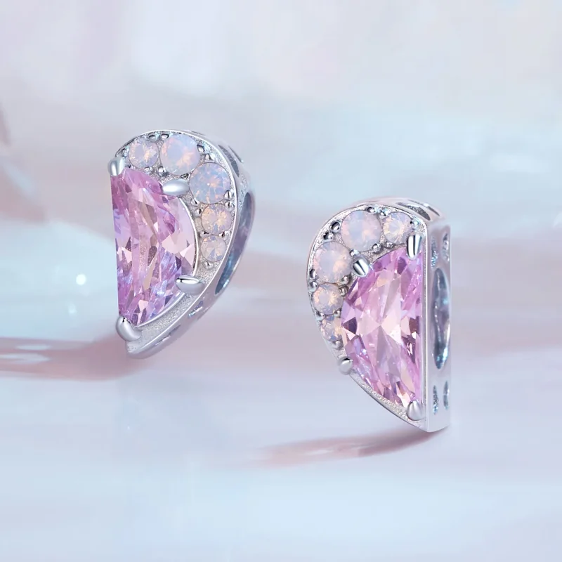 (immagine per) Pandora Stile Ciondolo Cuore Rosa Sorelle - SCC2641 - Visualizza 5