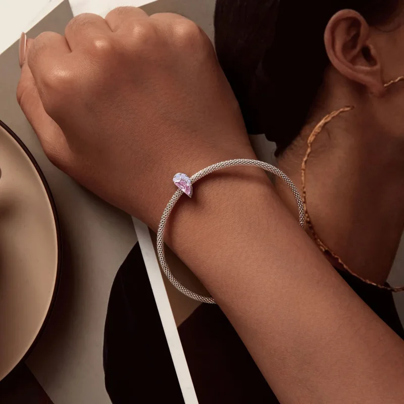(immagine per) Pandora Stile Ciondolo Cuore Rosa Sorelle - SCC2641 - Visualizza 7