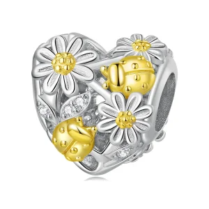(immagine per) Pandora Stile Ciondolo Margherita Coccinella - BSC817