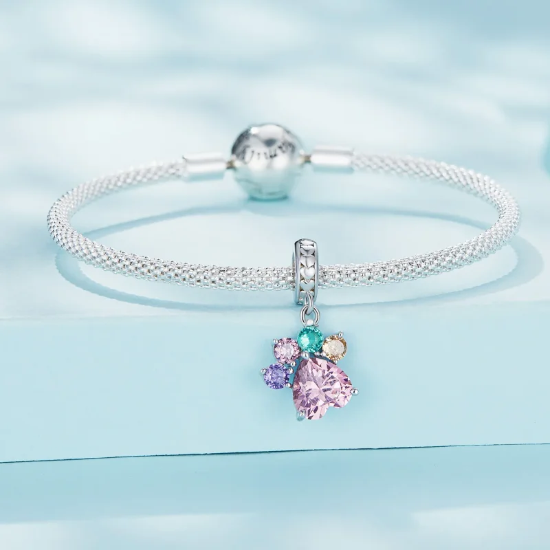 (immagine per) Pandora Stile Colorato Carino Pendente a Zampa - SCC2478 - Visualizza 3