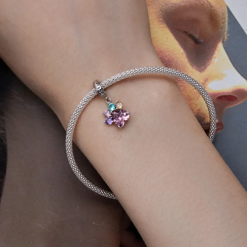 (immagine per) Pandora Stile Colorato Carino Pendente a Zampa - SCC2478 - Visualizza 5