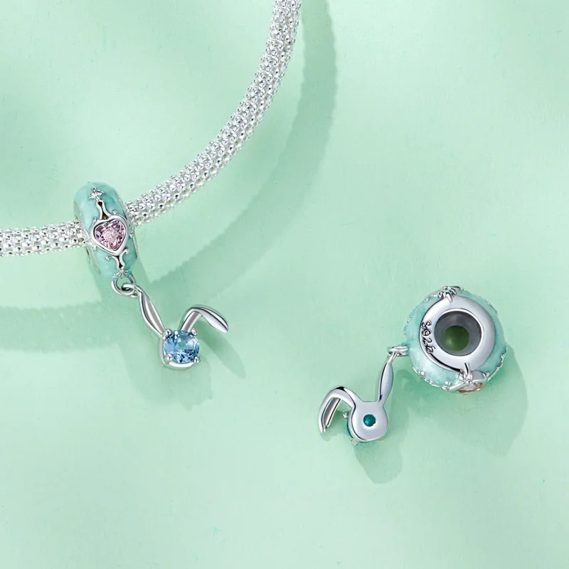 (immagine per) Pandora Stile Coniglio di Pasqua Silicone Spacer - BSC780 - Visualizza 4