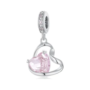 (immagine per) Pandora Stile Cuore a Nastro a Goccia - BSC922