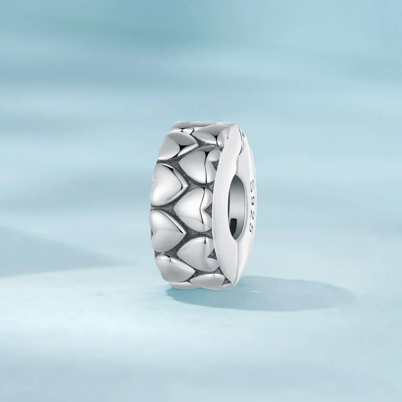 (immagine per) Pandora Stile Doppio Cuori Clip - SCC2637 - Visualizza 2
