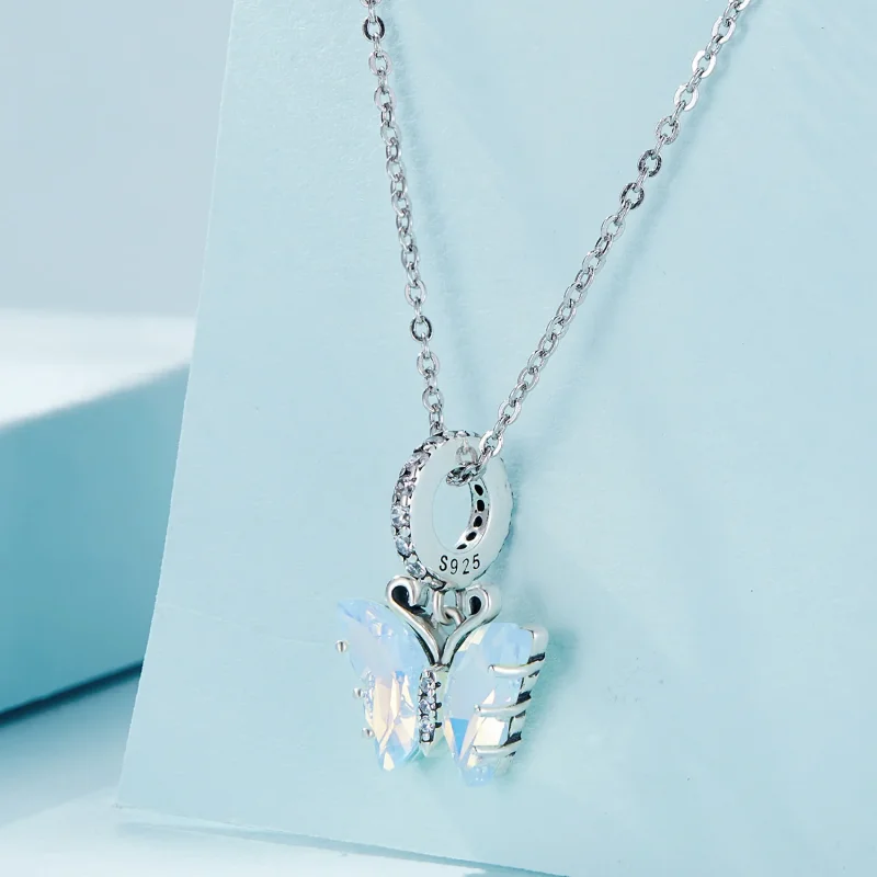 (immagine per) Pandora Stile Farfalla Aurora Blu Ciondolo - SCC2305 - Visualizza 2