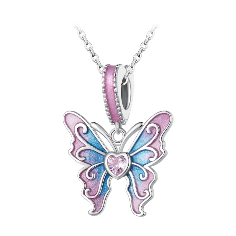 (immagine per) Pandora Stile Farfalla Fatina Pendente - SCC2472 - Visualizza 3