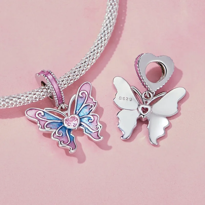 (immagine per) Pandora Stile Farfalla Fatina Pendente - SCC2472 - Visualizza 4