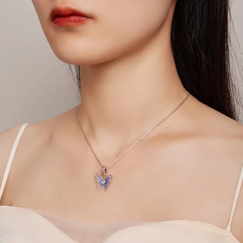 (immagine per) Pandora Stile Farfalla Fatina Pendente - SCC2472 - Visualizza 5
