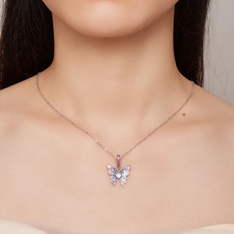 (immagine per) Pandora Stile Farfalla Fatina Pendente - SCC2472 - Visualizza 6