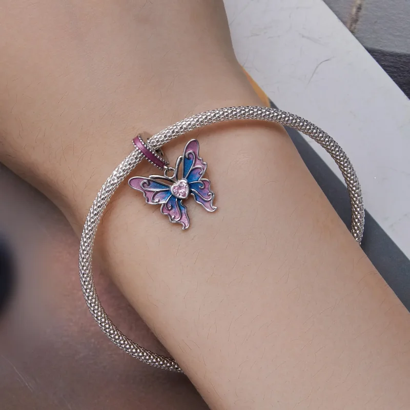 (immagine per) Pandora Stile Farfalla Fatina Pendente - SCC2472 - Visualizza 8