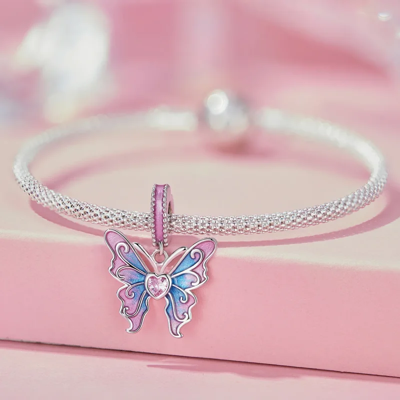 (immagine per) Pandora Stile Farfalla Fatina Pendente - SCC2472 - Visualizza 9