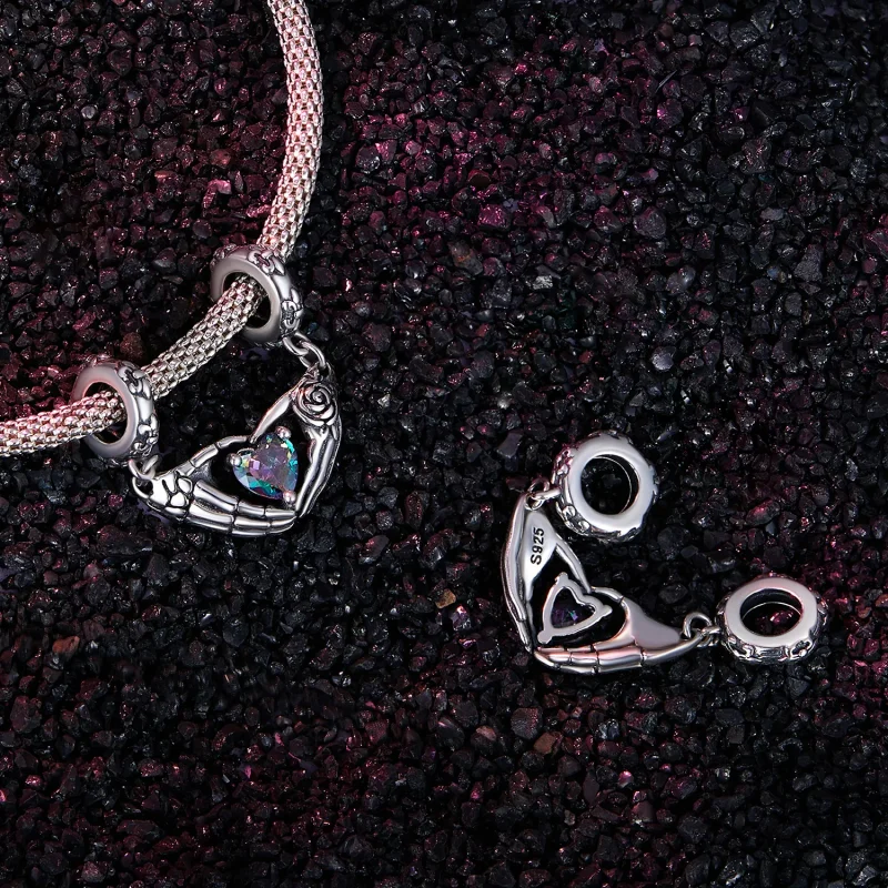 (immagine per) Pandora Stile Halloween Teschio Mani Ciondolo - SCC2607 - Visualizza 4