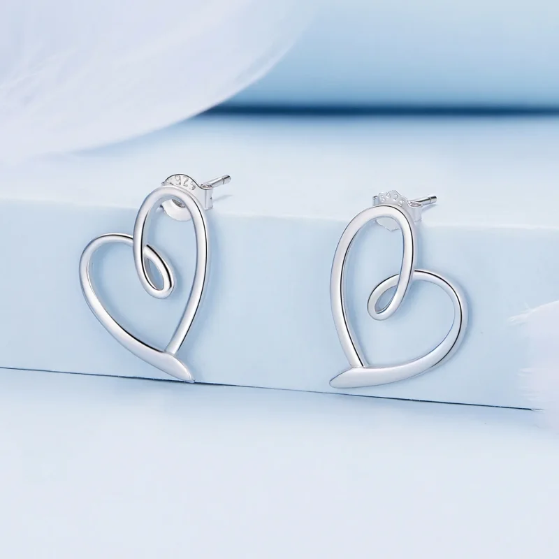 (immagine per) Pandora Stile Orecchini a Bottone Avvolti nell'Amore - BSE871 - Visualizza 2