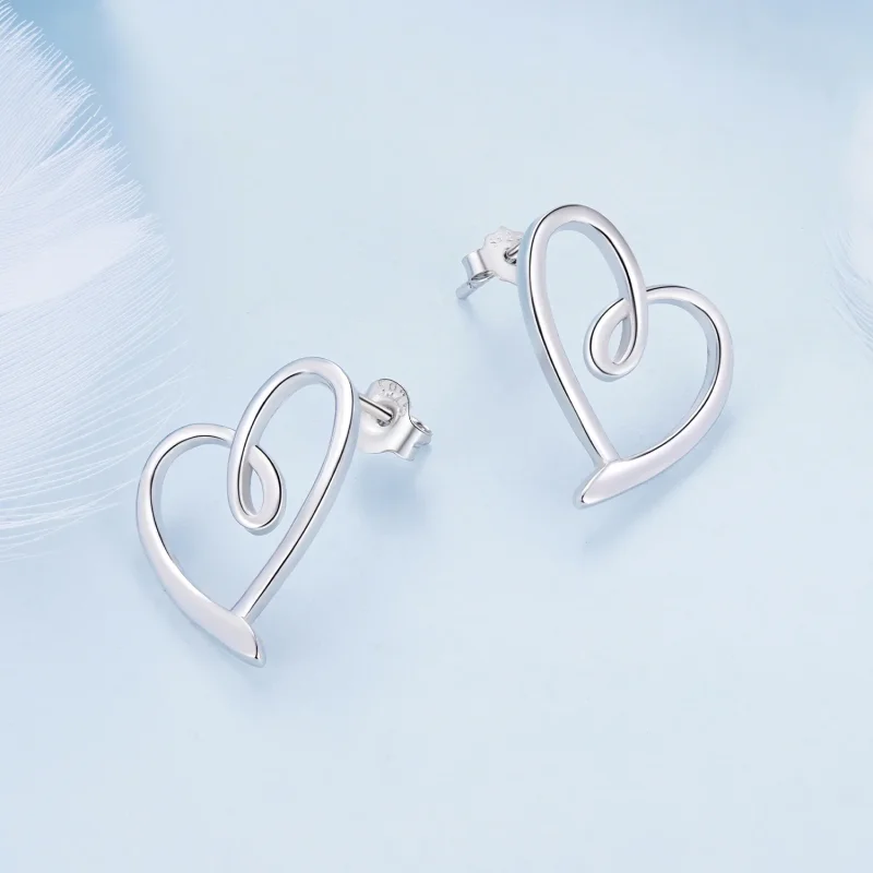 (immagine per) Pandora Stile Orecchini a Bottone Avvolti nell'Amore - BSE871 - Visualizza 3