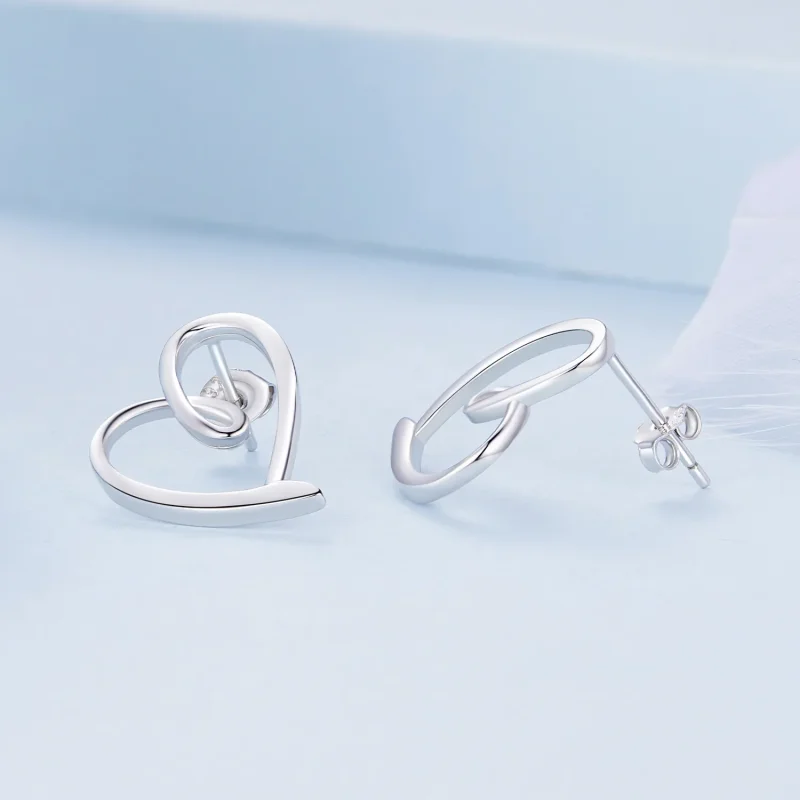 (immagine per) Pandora Stile Orecchini a Bottone Avvolti nell'Amore - BSE871 - Visualizza 4