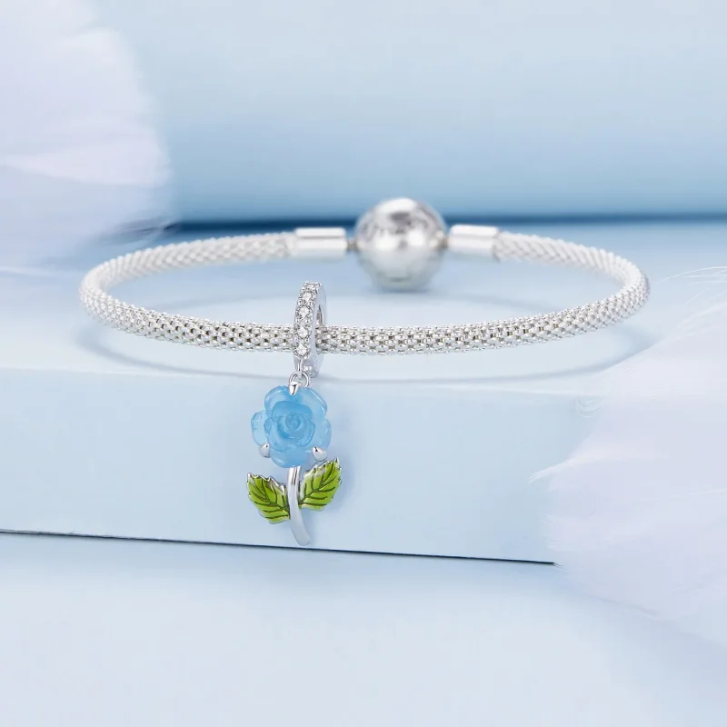 (immagine per) Pandora Stile Pendente di Cristallo Rosa - BSC824-BU - Visualizza 3