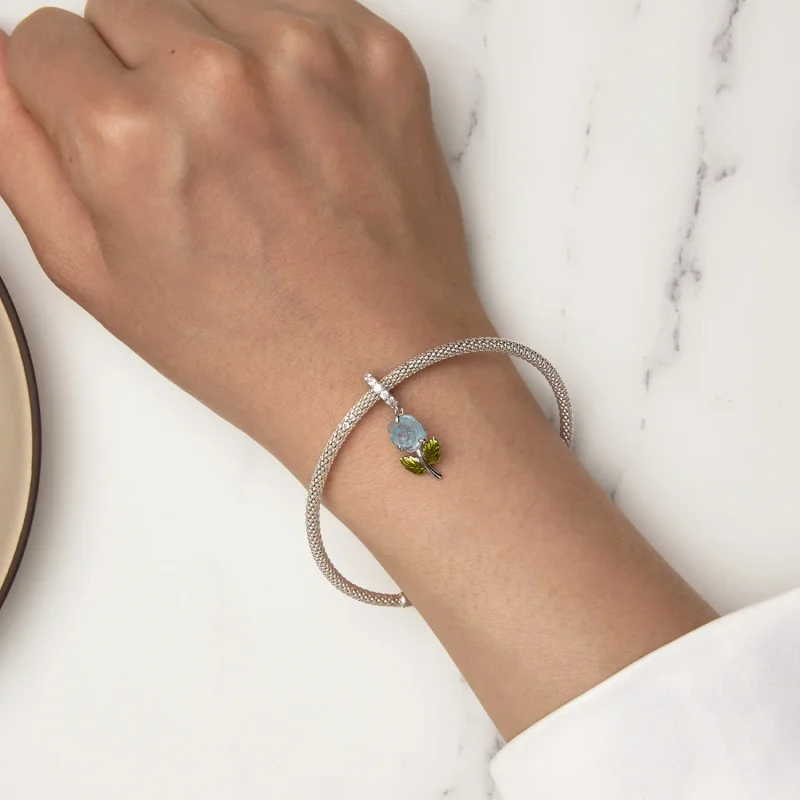(immagine per) Pandora Stile Pendente di Cristallo Rosa - BSC824-BU - Visualizza 5