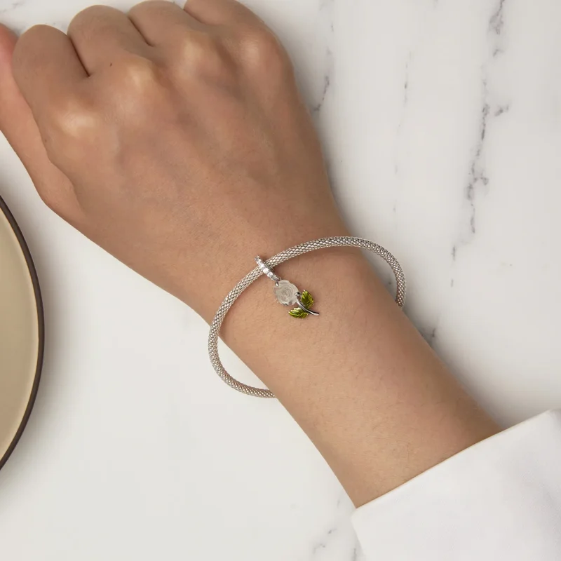(immagine per) Pandora Stile Pendente di Cristallo Rosa - BSC824-BU - Visualizza 7