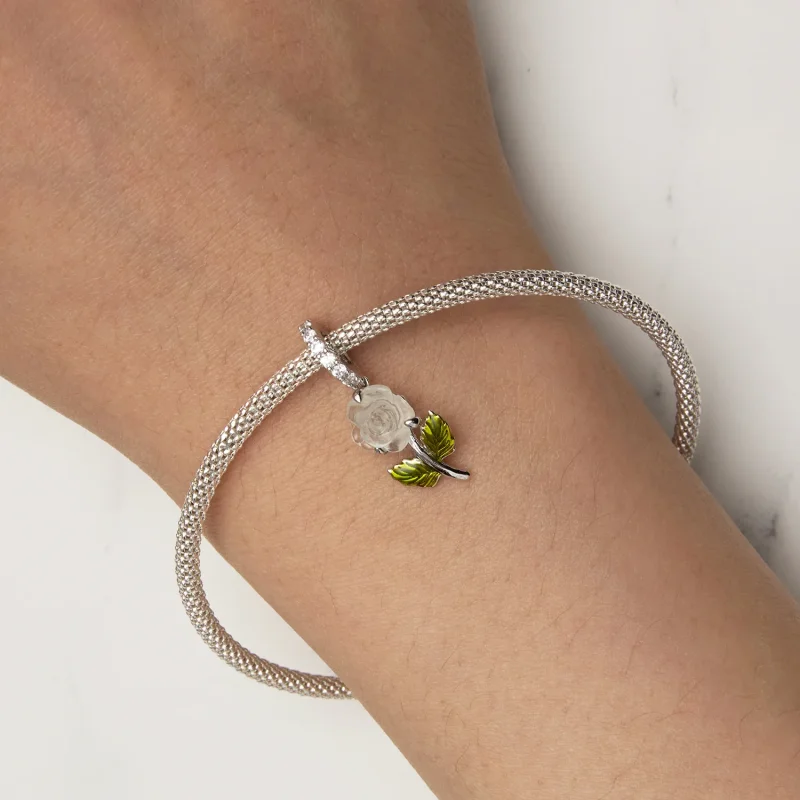 (immagine per) Pandora Stile Pendente di Cristallo Rosa - BSC824-BU - Visualizza 10