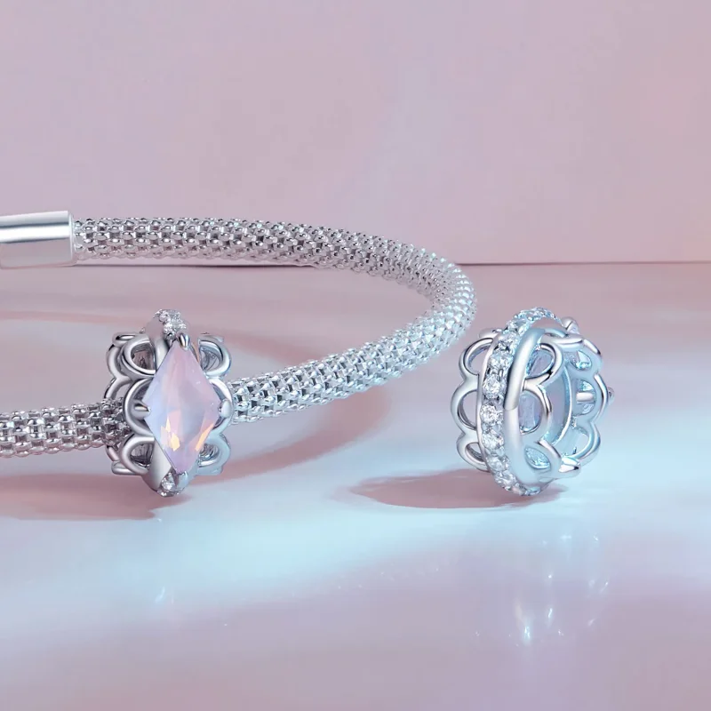 (immagine per) Pandora Stile Rosa Pizzo Silicone Spacer - SCC2642 - Visualizza 5